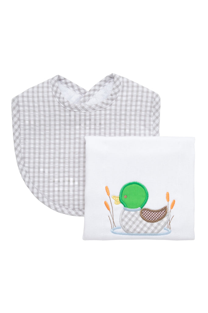 Mallard Basic Bib& Burp Set