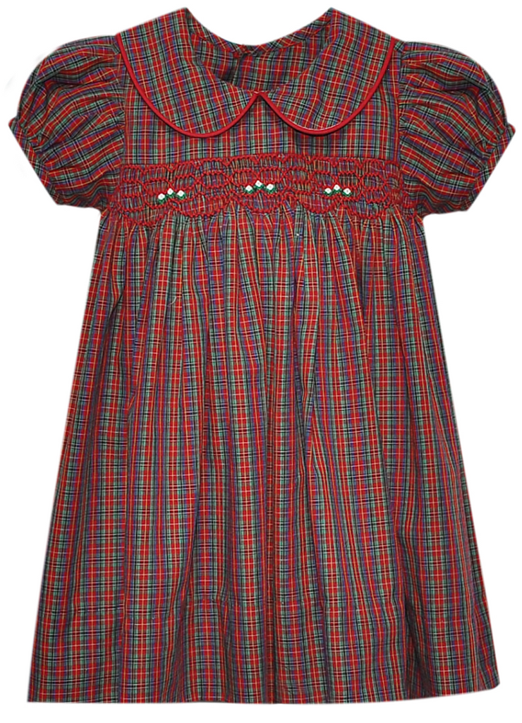 Red Plaid Juliette Dress