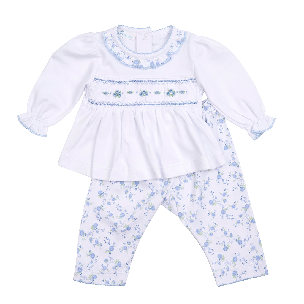 Skylar's Classics Smocked 2pc Pant Set