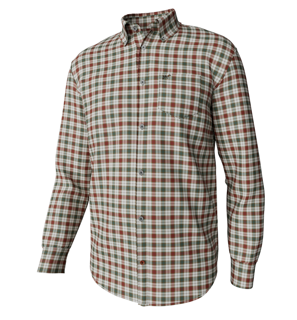 Hadley Vintage Long Sleeve Button Down - Wright Plaid