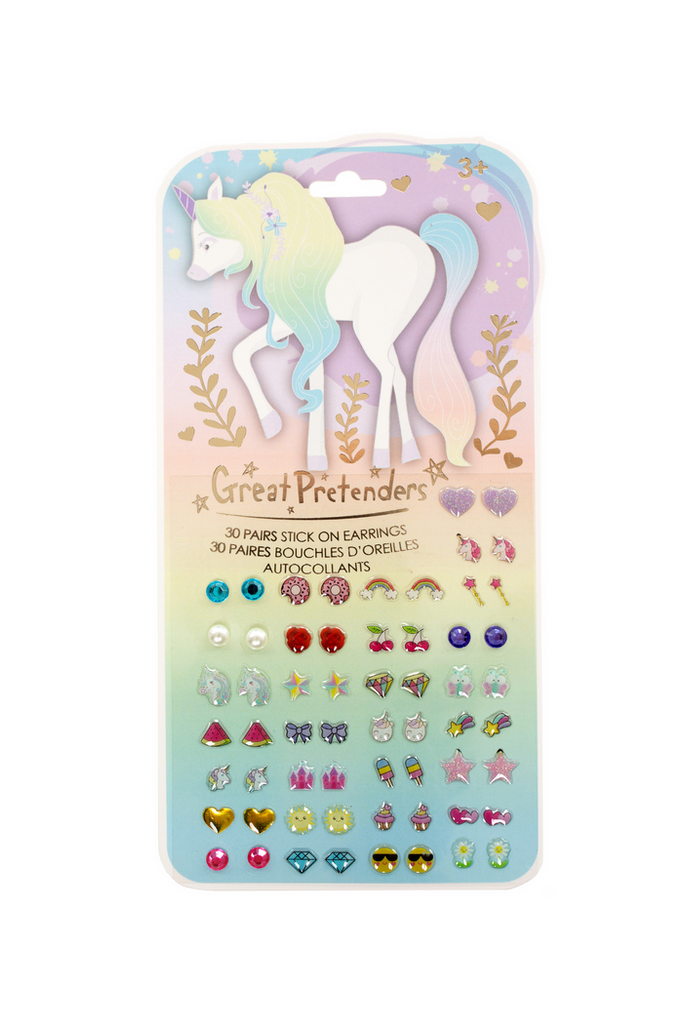 Whimsical Unicorn Stick-On Earrings