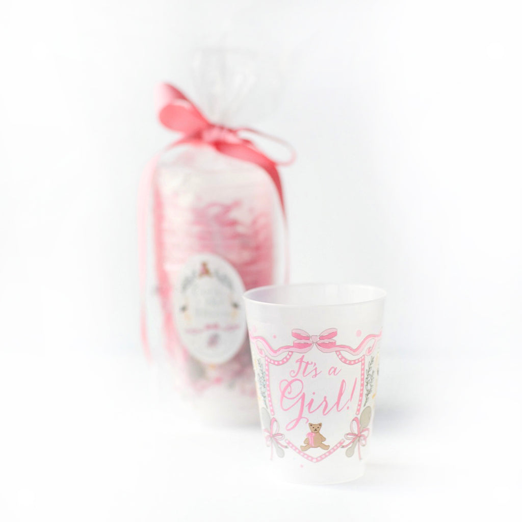 "It's A Girl!" cups