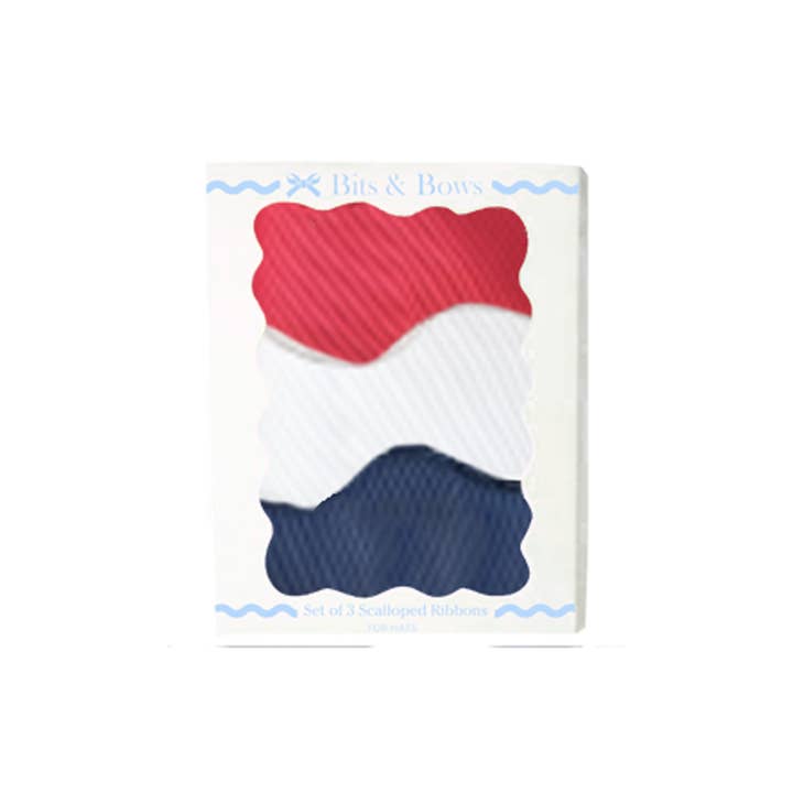 Scalloped Ribbon Set, Americana