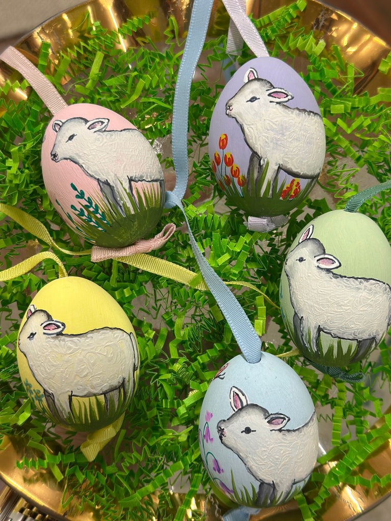 Handpainted Egg, Lamb
