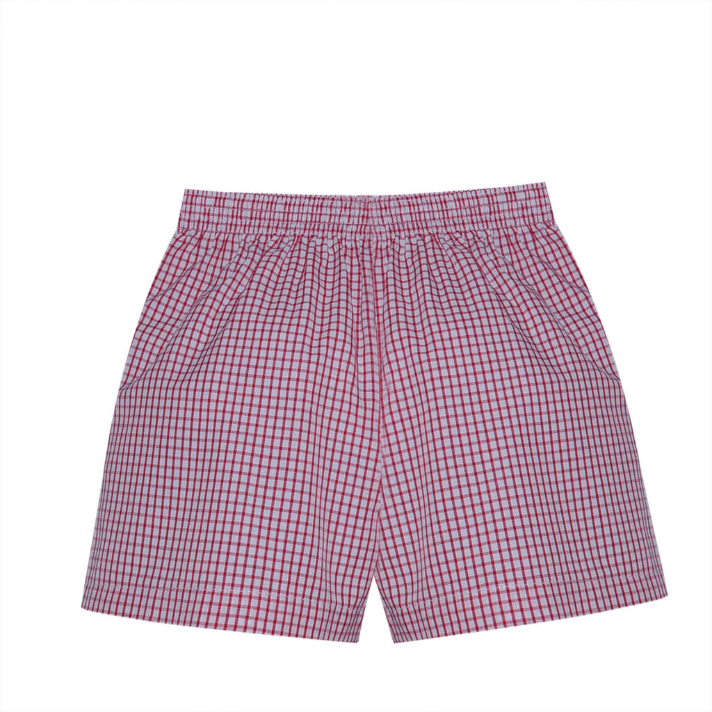 Red Square Bennett Boy Short