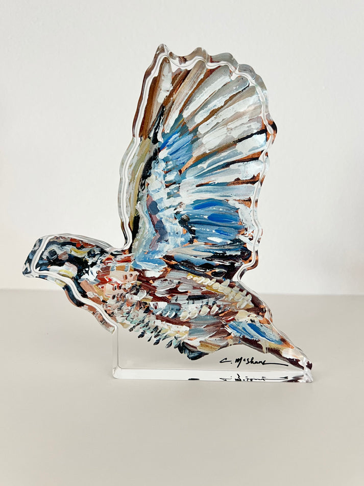 Acrylic Blocks: Quaint Quail