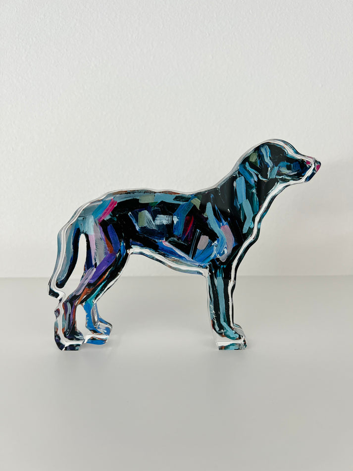 Acrylic Black Lab