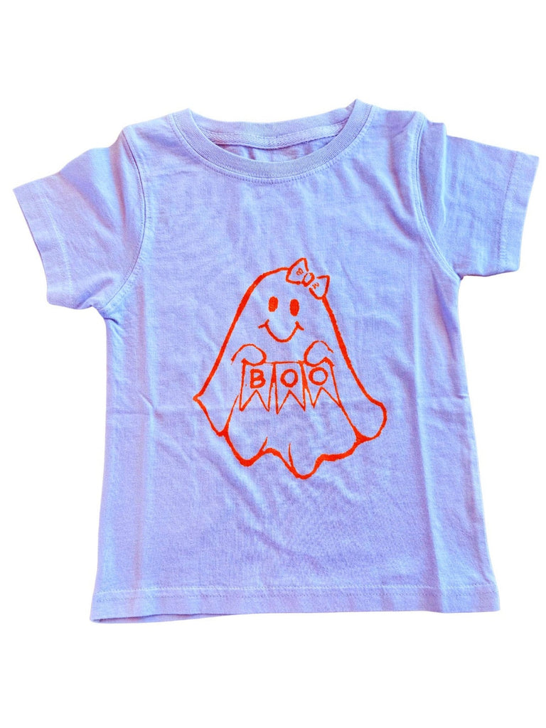 SS Light Purple Boo Ghost T-Shirt