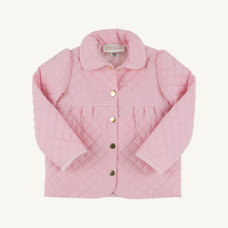 Carlyle Quilted Coat - Palm Beach Pink
