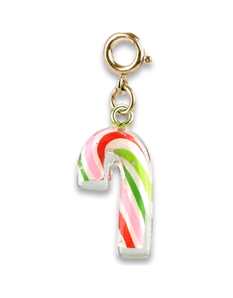 Gold Candy Cane Charm