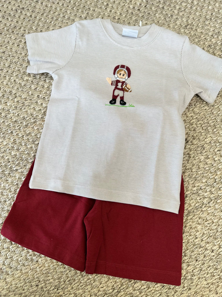 Touchdown Club Football Short Set - MSU