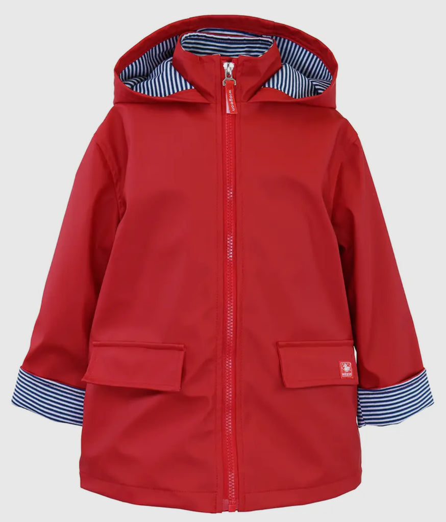 Unisex Raincoat - Lollipop Red