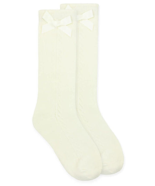 Bow Knee High Socks