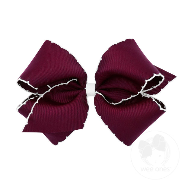 Mini Moonstitch Hair Bow