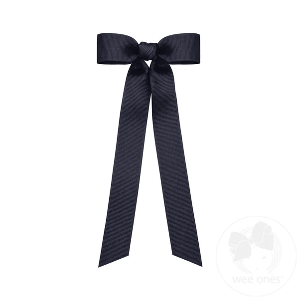 Mini Grosgrain Bow with Tails