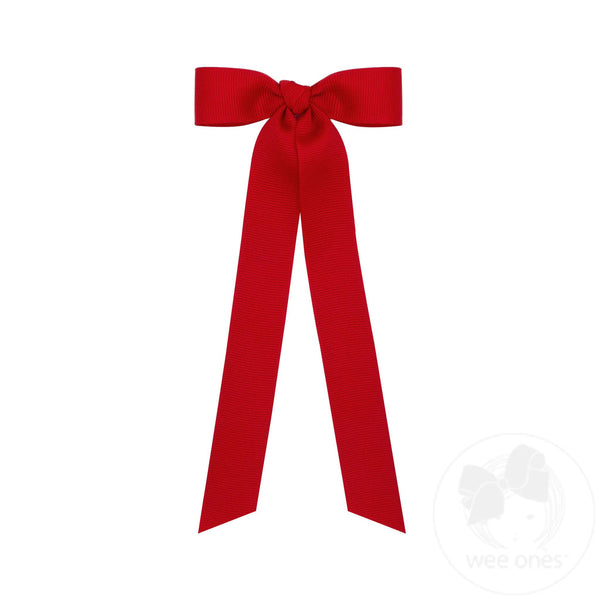 Mini Grosgrain Bow with Tails