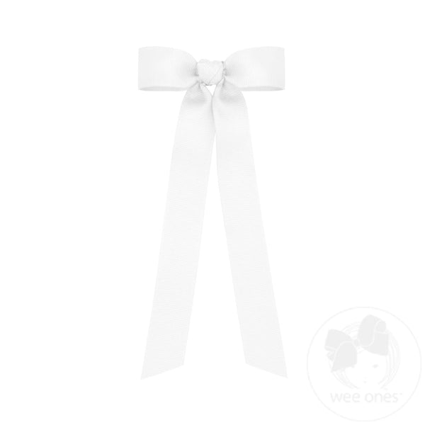 Mini Grosgrain Bow with Tails