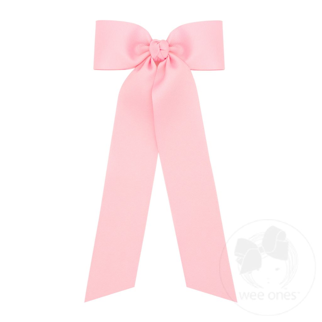 Medium Grosgrain Bow with Tails