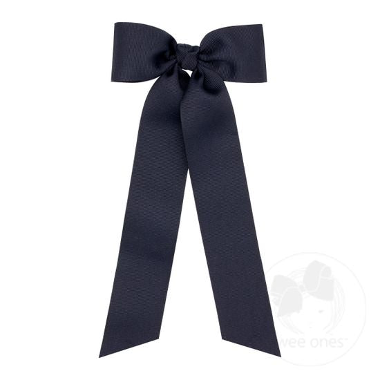 Medium Grosgrain Bow with Tails