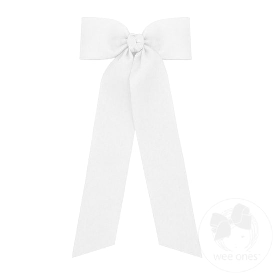 Medium Grosgrain Bow with Tails