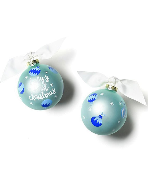 Baby's First Ornament - Blue