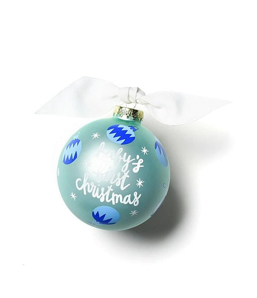 Baby's First Ornament - Blue