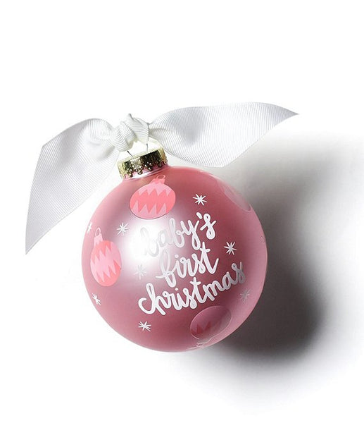 Baby's First Ornament - Pink