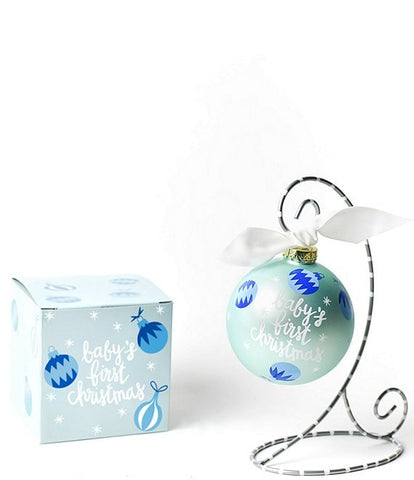Baby's First Ornament - Blue
