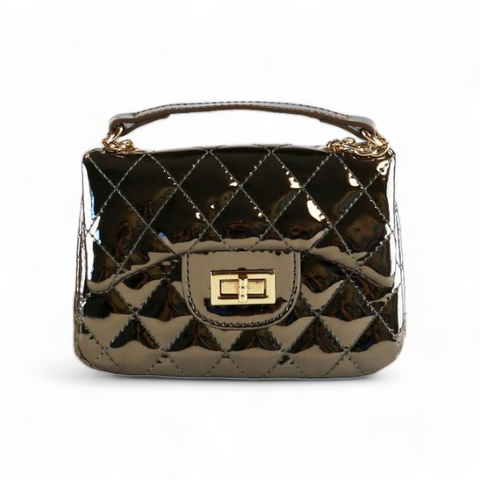 Metallic Quilted Purse