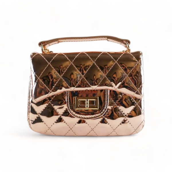 Metallic Quilted Purse