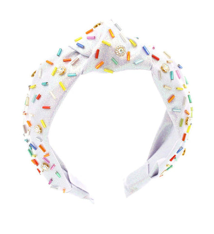 Shimmer Jewel Sprinkle Knot Headband