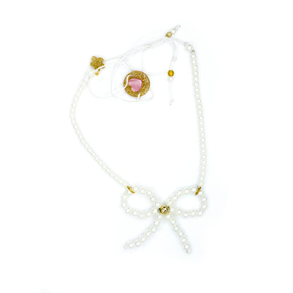 Bow French Pearl Necklacke