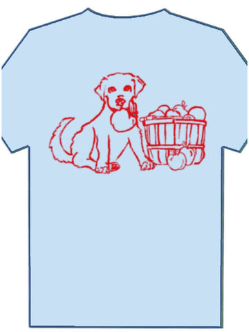 Puppy with Apples SS T-Shirt