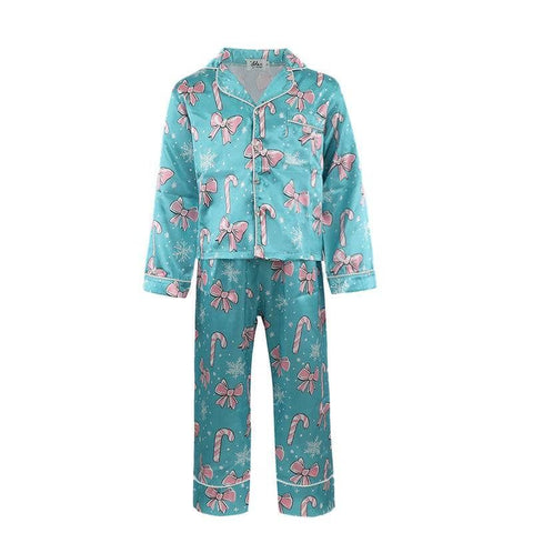 Candy Cane Silky Set Pajamas