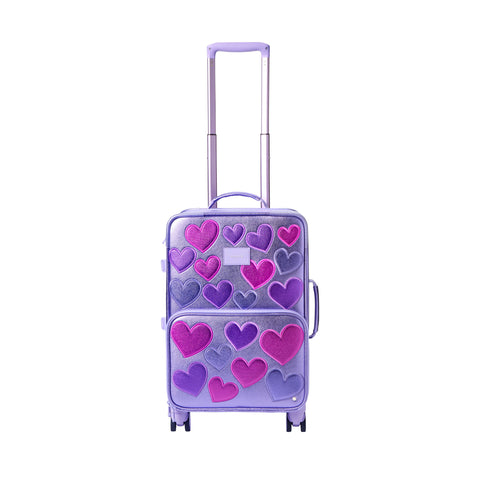 Logan Carry-On Suitcase - 3D Hearts