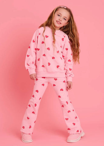 Pink Sparkle Sweetheart Lounge Set