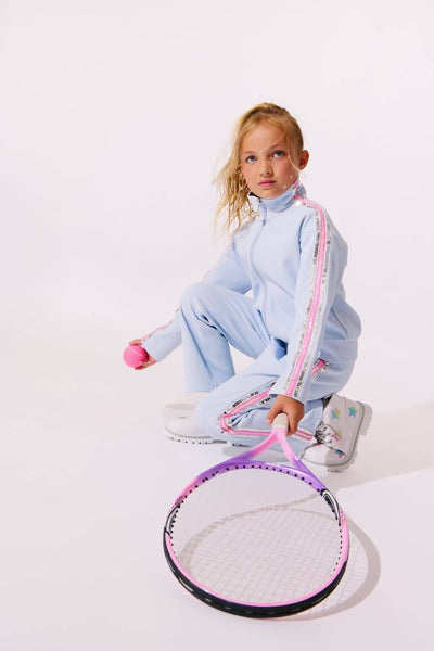 Rainbow Stripe Soft Scuba Tracksuit