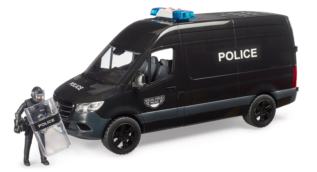Mercedes-Benz Sprinter Police Special Forces with Police Figure