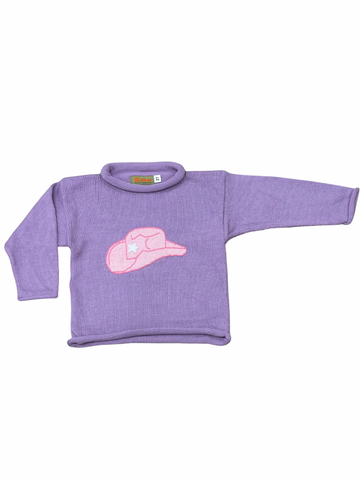 Roll Neck Sweater - Cowgirl Hat