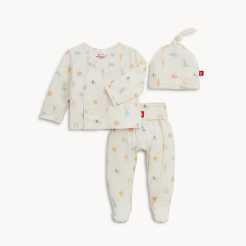 Magnetic Take-Me-Home Kimono Set - Lullaby Sky Pink