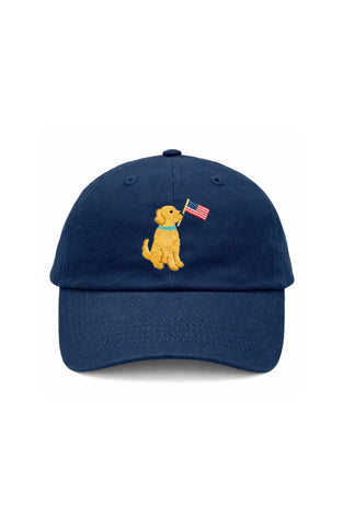 Patriotic Dog Baseball Hat (Youth)