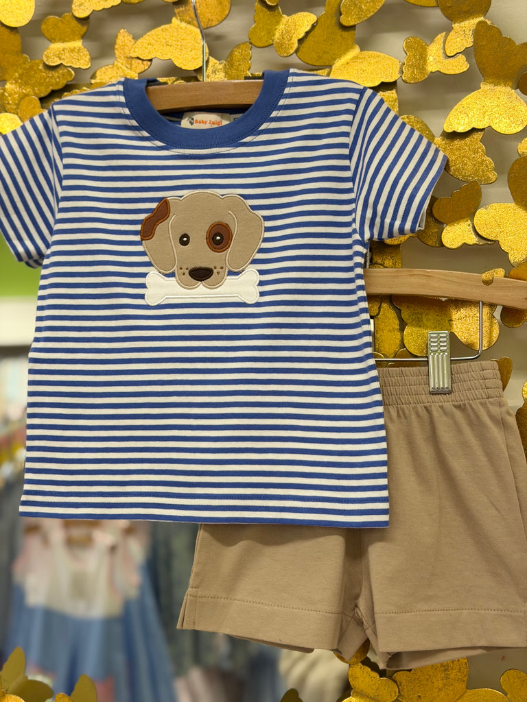 Dog with Bone Short Set
