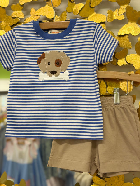 Dog with Bone Short Set