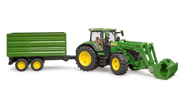 John Deere 7R 350 w/ Front Loader and Tipping Trailer