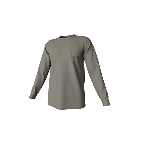 Clay Shooting LS Pocket Tee