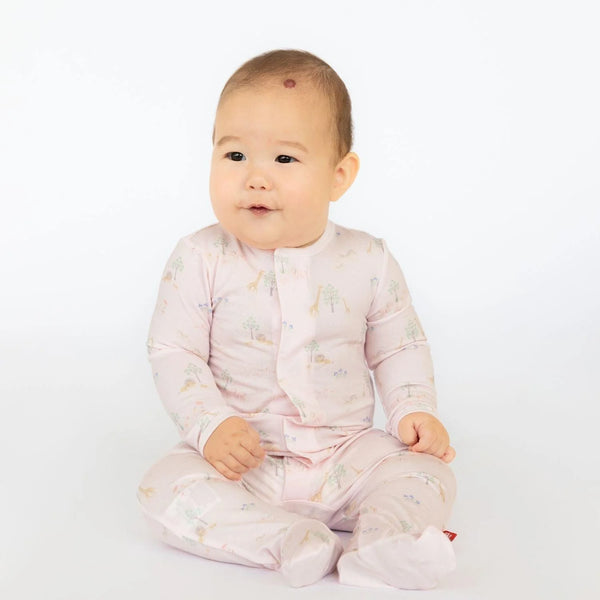 Magnetic Footie - Pink Serene Safari