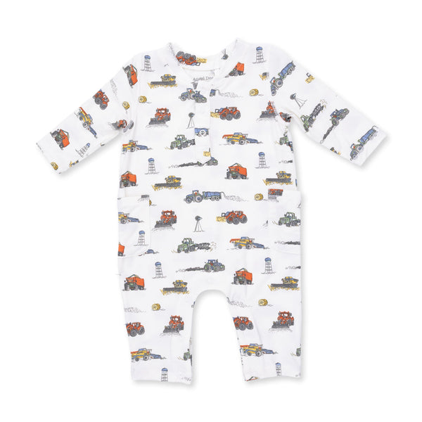 Uni Romper - Farm Machines