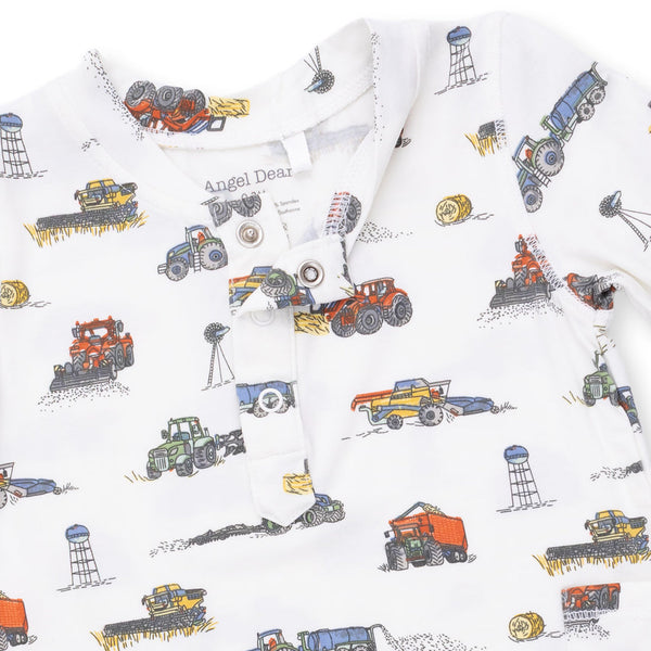 Uni Romper - Farm Machines