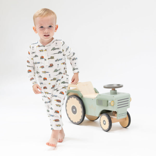 Uni Romper - Farm Machines