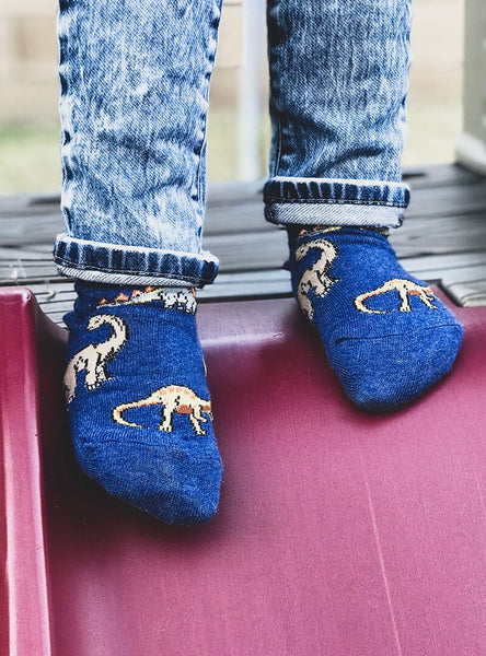 Dinosaur Crew Socks